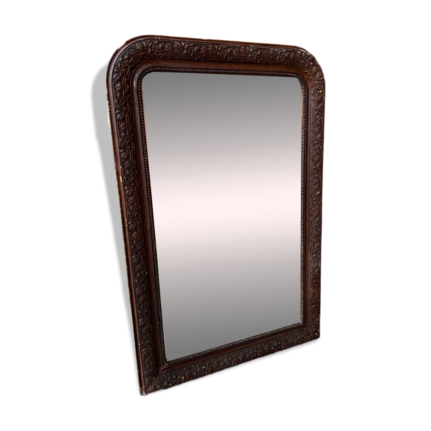Large brown Louis mirror
