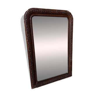 Large brown Louis mirror