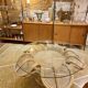 Rattan flower coffee table