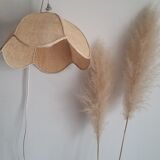 Rattan suspension, cannage flower shape