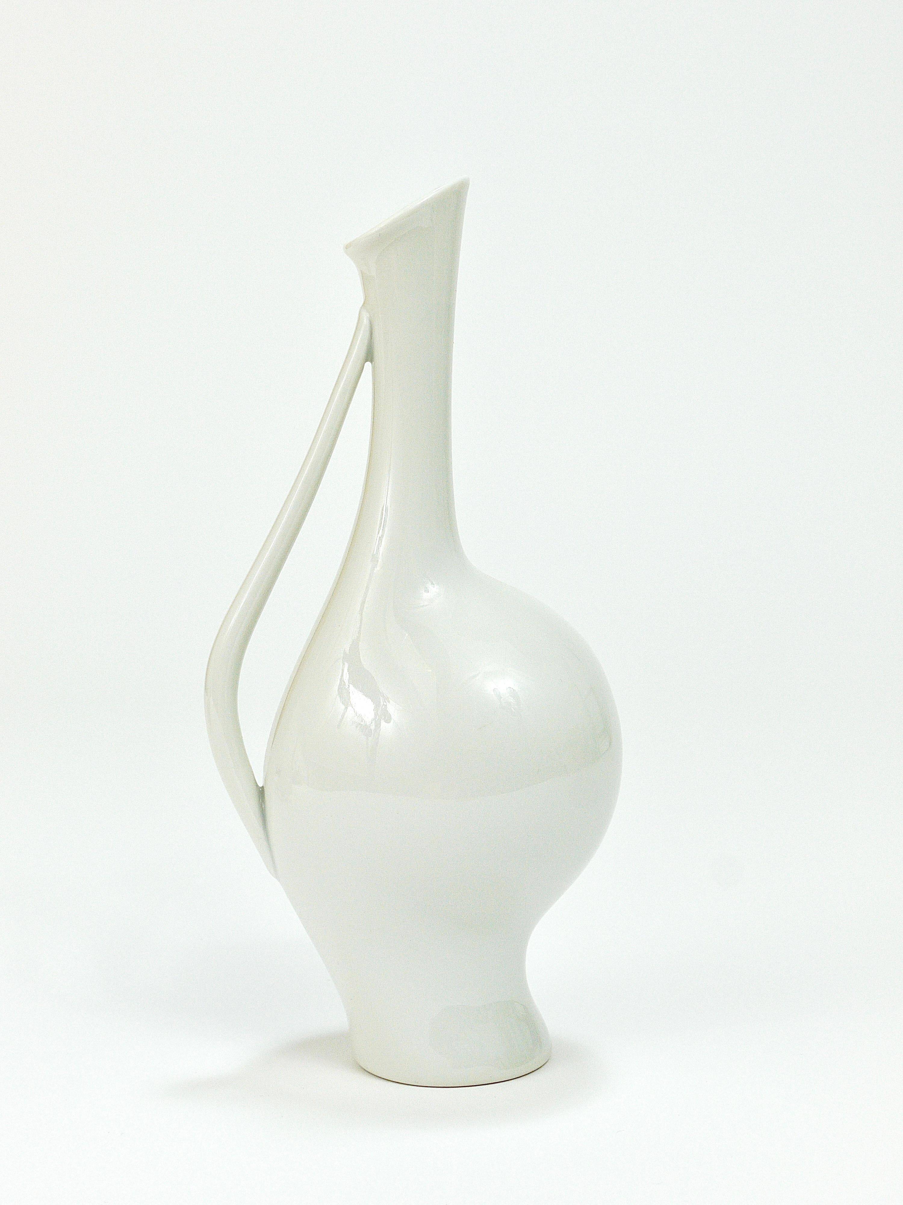 3 vases en porcelaine pastel "Luise" du milieu du siècle, Fritz Heidenreich, allemand