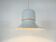 White metal pendant lamp by Joe Colombo, Italy, 1950s