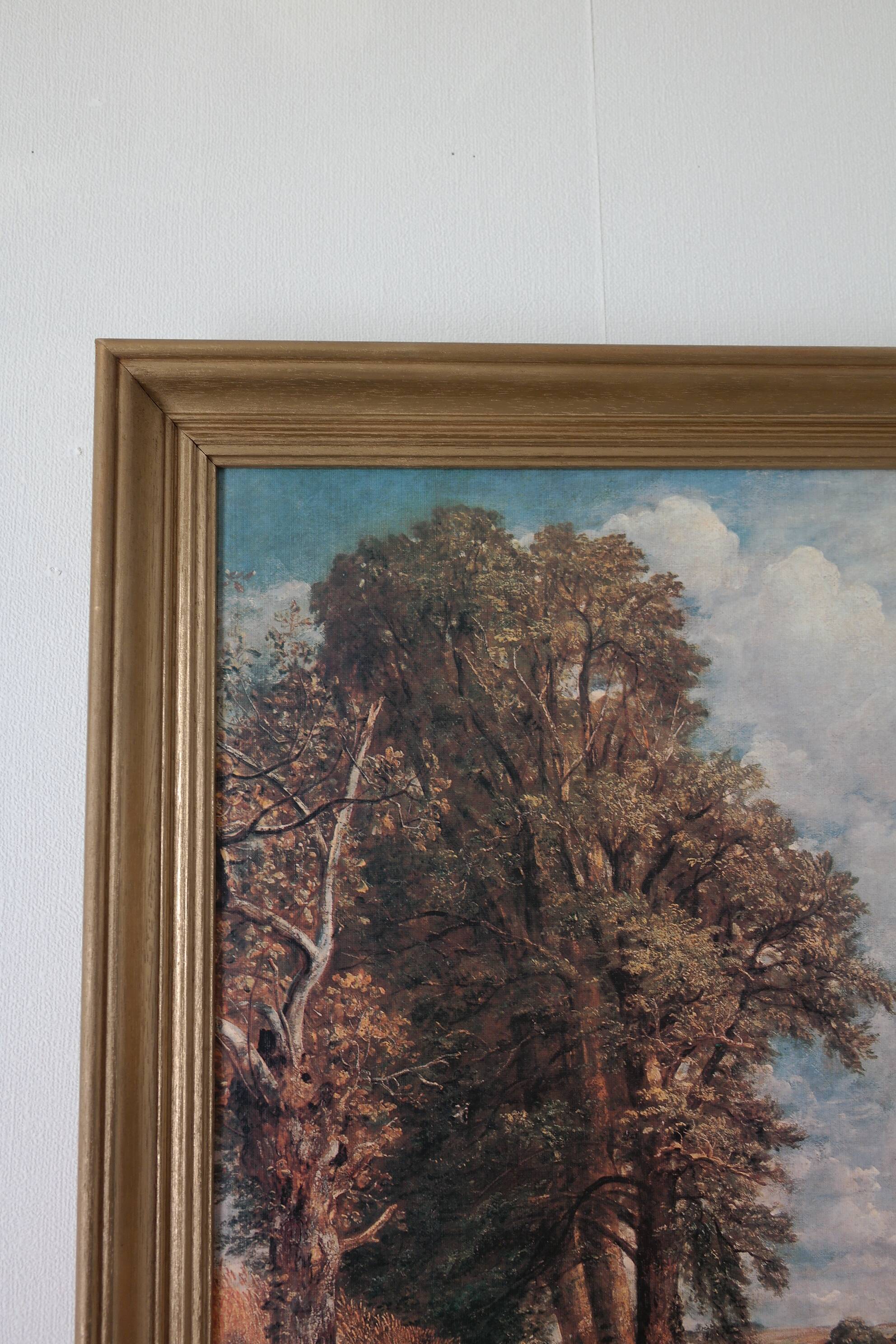 Painting old gilded frame campaign scene