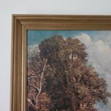 Painting old gilded frame campaign scene