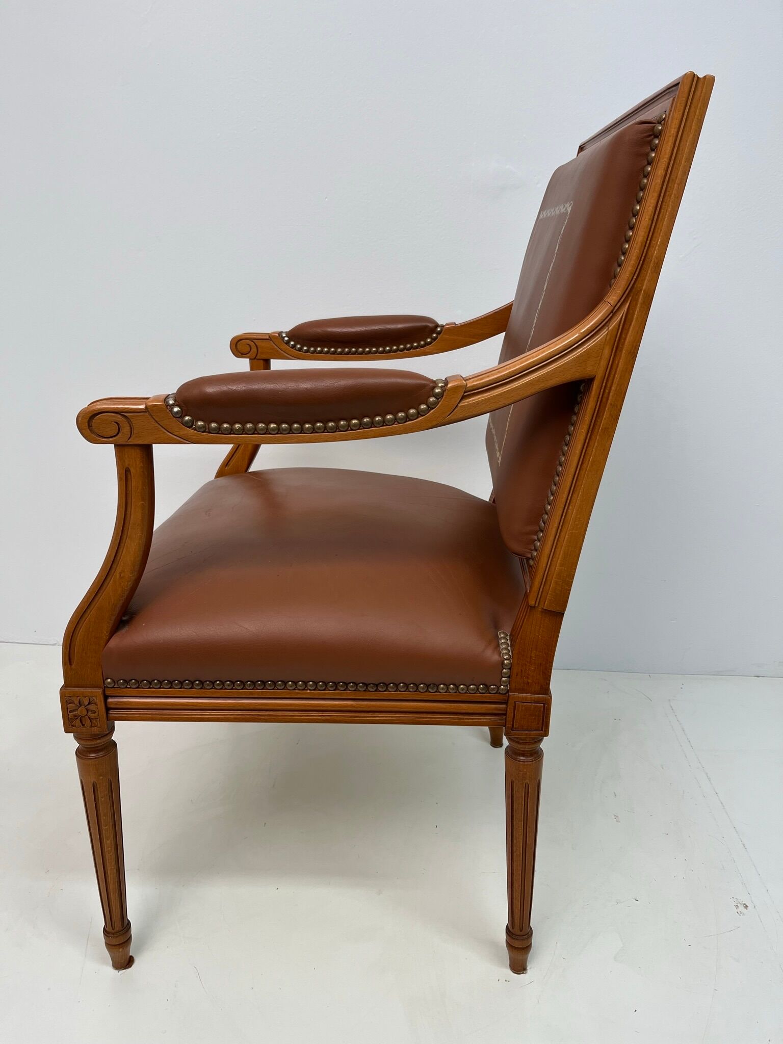 Pair armchairs style Empire