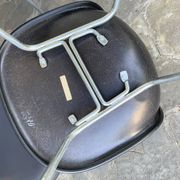 4 DSX chairs, fiberglass, Charles & Ray Eames for Herman Miller 1980