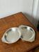 Pair of vintage stainless steel bowls
