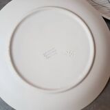 Seven vintage Niderviller ceramic dessert plates "Chatons" service