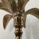 Golden palm lamp from the 70s