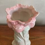 Vase box bouquet tulips molded pink
