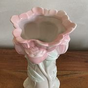 Vase box bouquet tulips molded pink