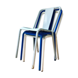 Set of three Tolix chairs