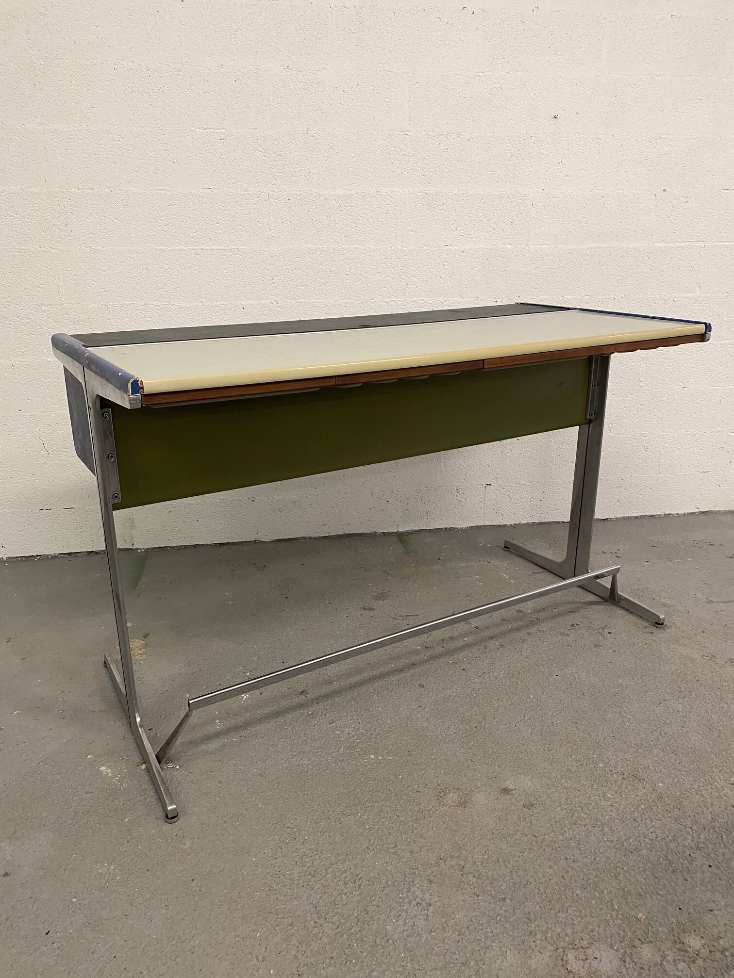 George Nelson Action Office architect's desk + Perch stool