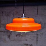 Orange space age suspension
