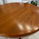 Extensible Baumann teck table vintage 1970