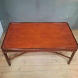 Rectangular mahogany coffee table
