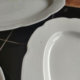 3 serving dishes in Rosenthal white porcelain - Art Deco