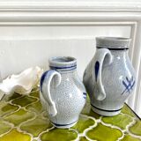 Vintage bluestoneware pitchers