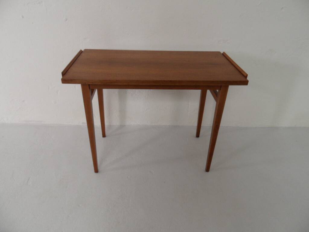 Mid Century teak wood sidetable 1950's