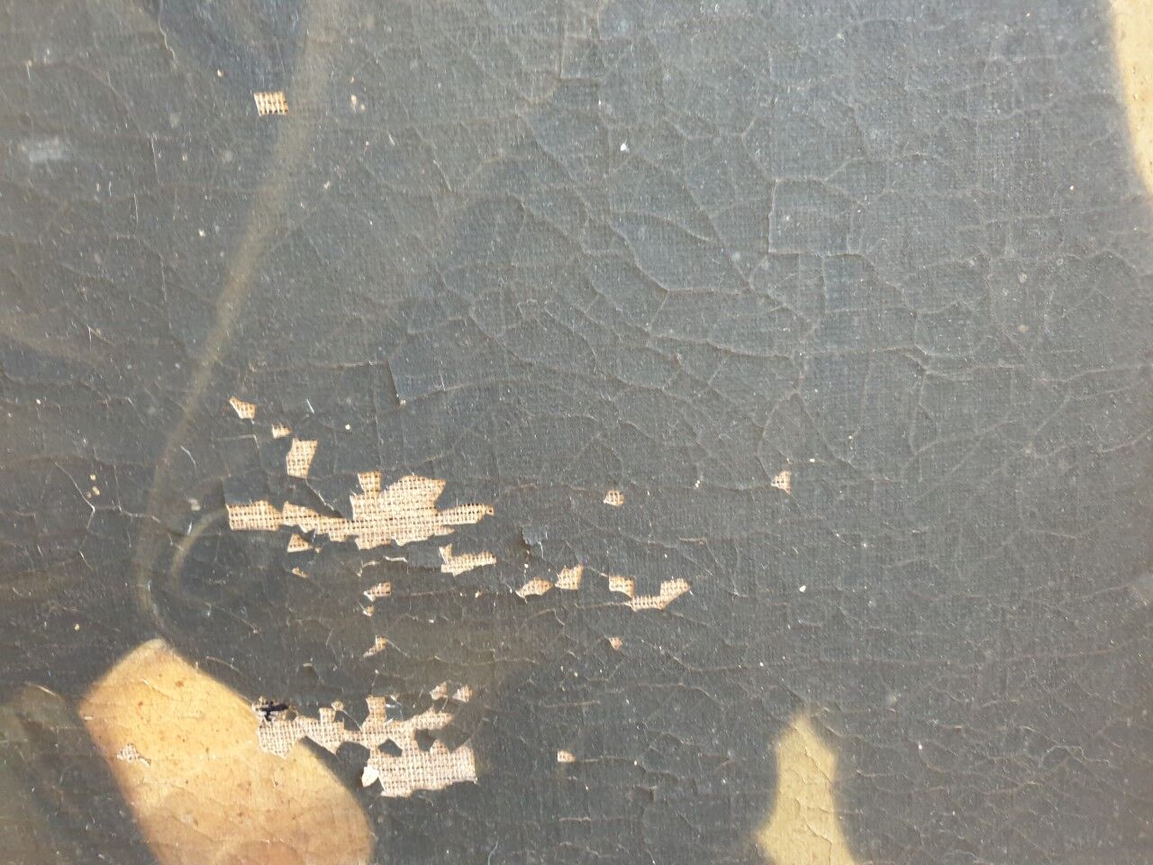 Portrait oil on canvas XIXth century