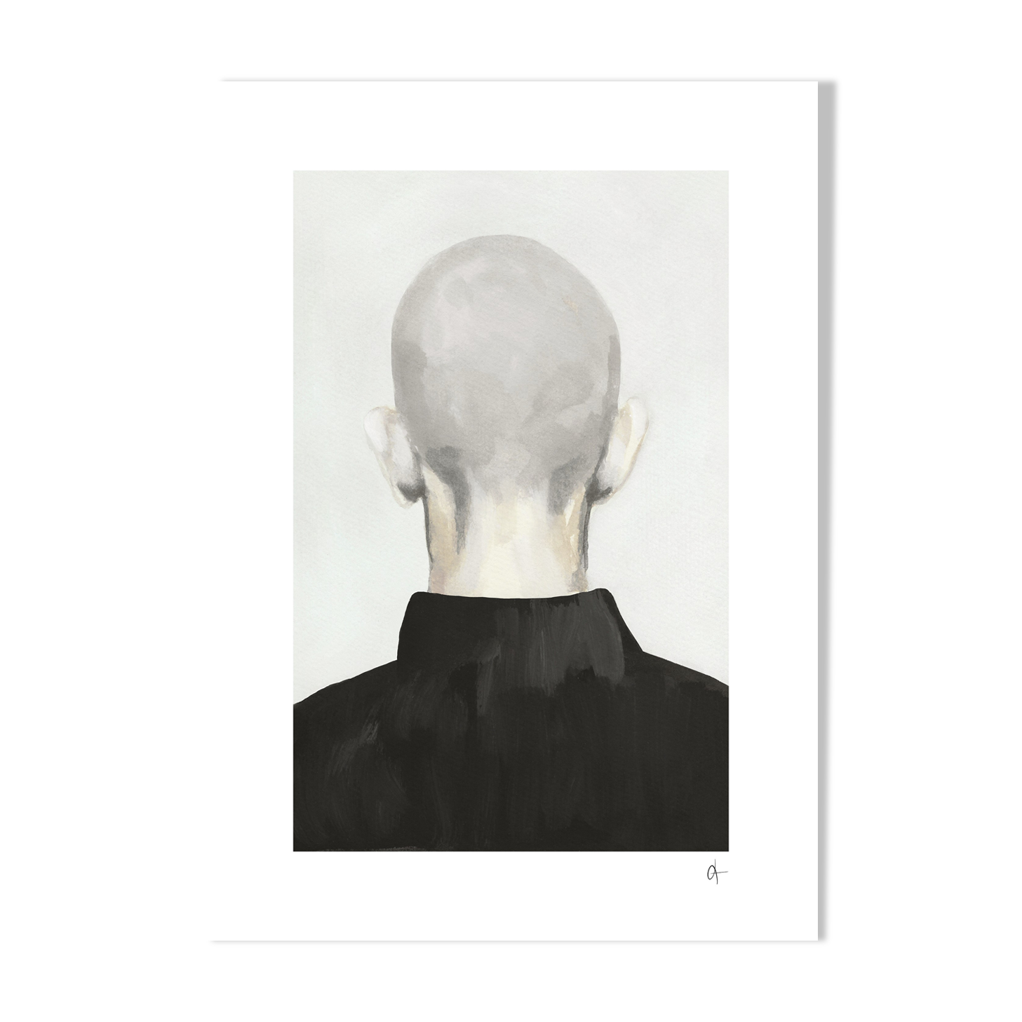 Art print - Carl: at ease