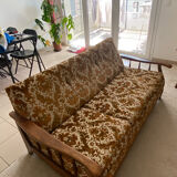 Sofa bed and armchairs