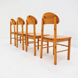 Set of 10 ‘Rainer Daumiller’ chairs in solid pine wood