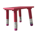 Tabouret enfant forme Crayon gomme