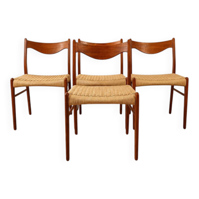 Chaises de salle à manger danoises par Arne Wahl Iversen – Glyngøre