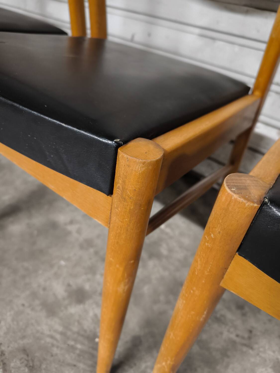 6 chaises scandinave vintage