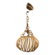 Vintage rattan pendant light