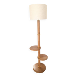 Vintage wooden floor lamp - 1950s