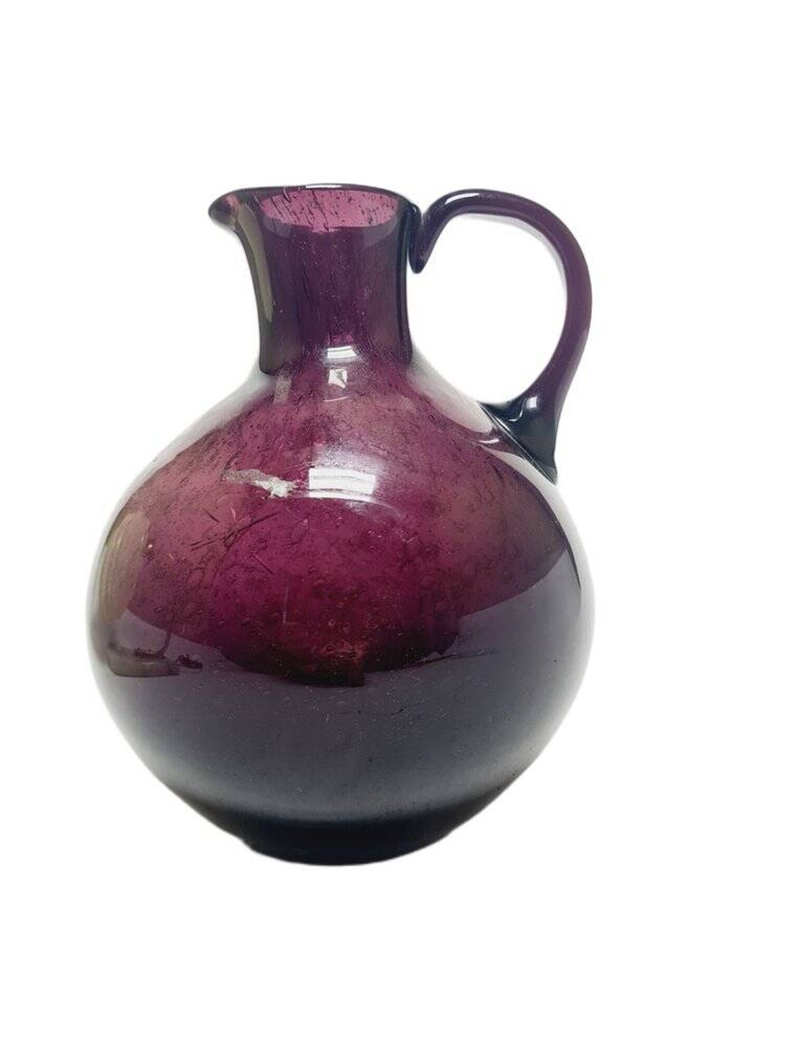 Vintage Polish jug by Zbigniew Horbowy for Sudety Glassworks, 1970s
