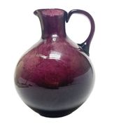 Vintage Polish jug by Zbigniew Horbowy for Sudety Glassworks, 1970s