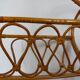 Vintage rattan magazine holder