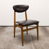 6 Teak chairs with oval back