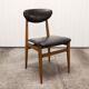 6 Teak chairs with oval back