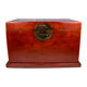 Large red laqué chest