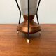 Small tripod table lamp in copper, 1950s.