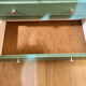 Green Provence wooden chest of drawers