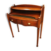 Secretary of the day with a sliding tray and Louis-Philippe leather