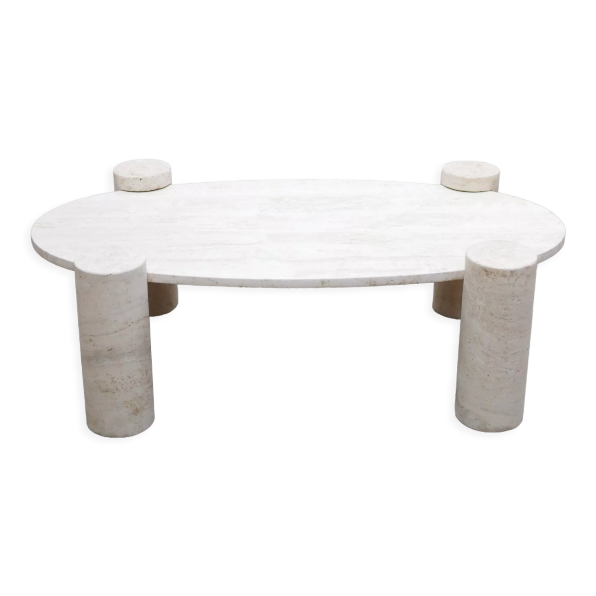 Vintage travertine coffee table