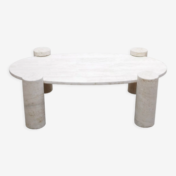 Vintage travertine coffee table