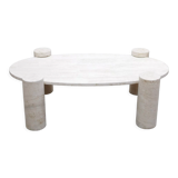 Vintage travertine coffee table