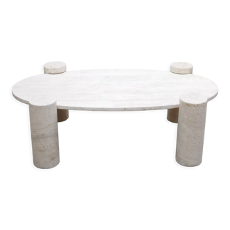 Vintage travertine coffee table