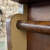 1950s oak and Formica bar