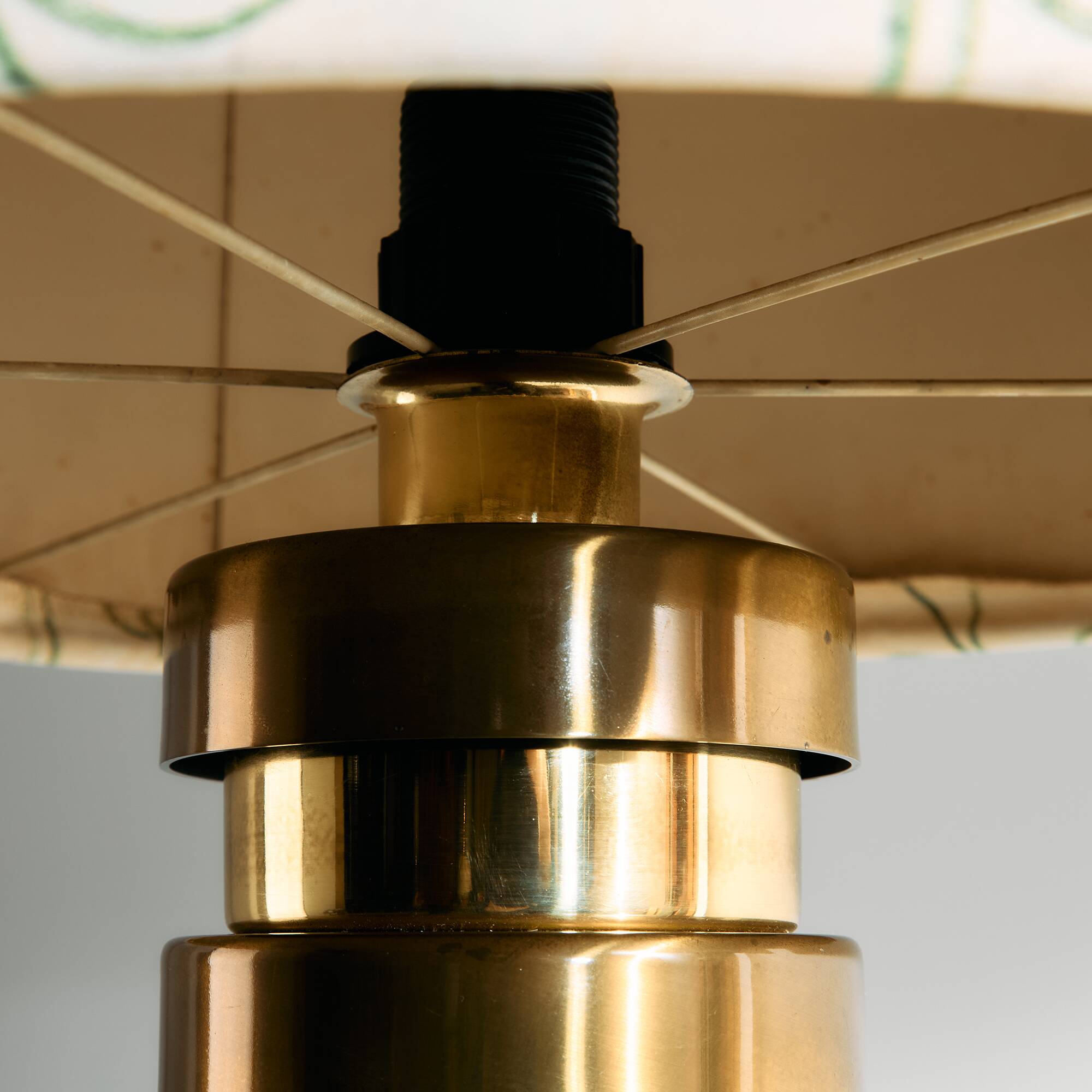 Lampe de table en laiton de Paolo Moschino pour Nicholas Haslam