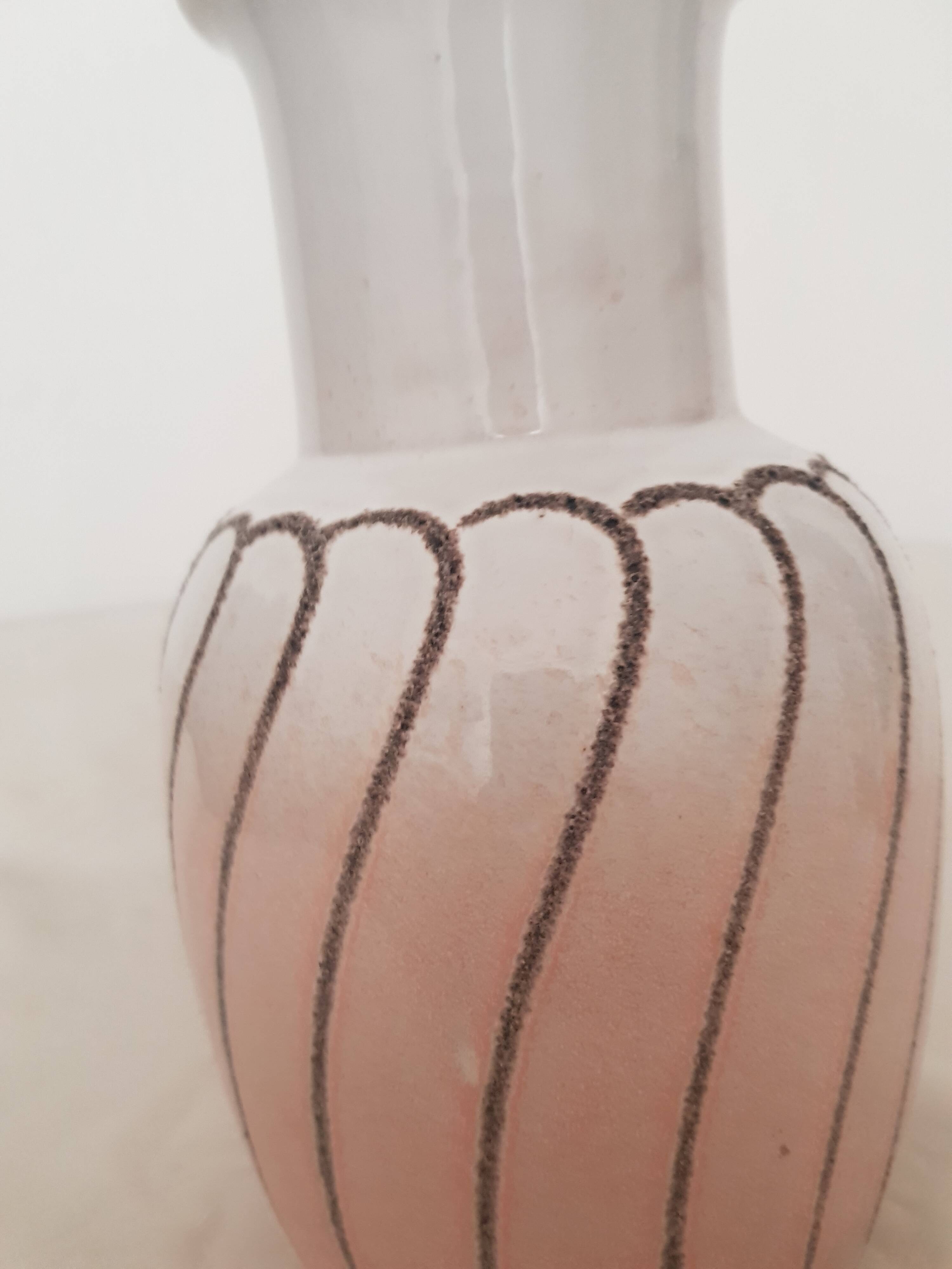 Vintage Strehla Keramik Vase