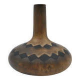 Long-necked ceramic vase