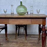 Old cherrywood bistro table